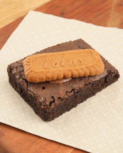 Sourdough Biscoff Brownie