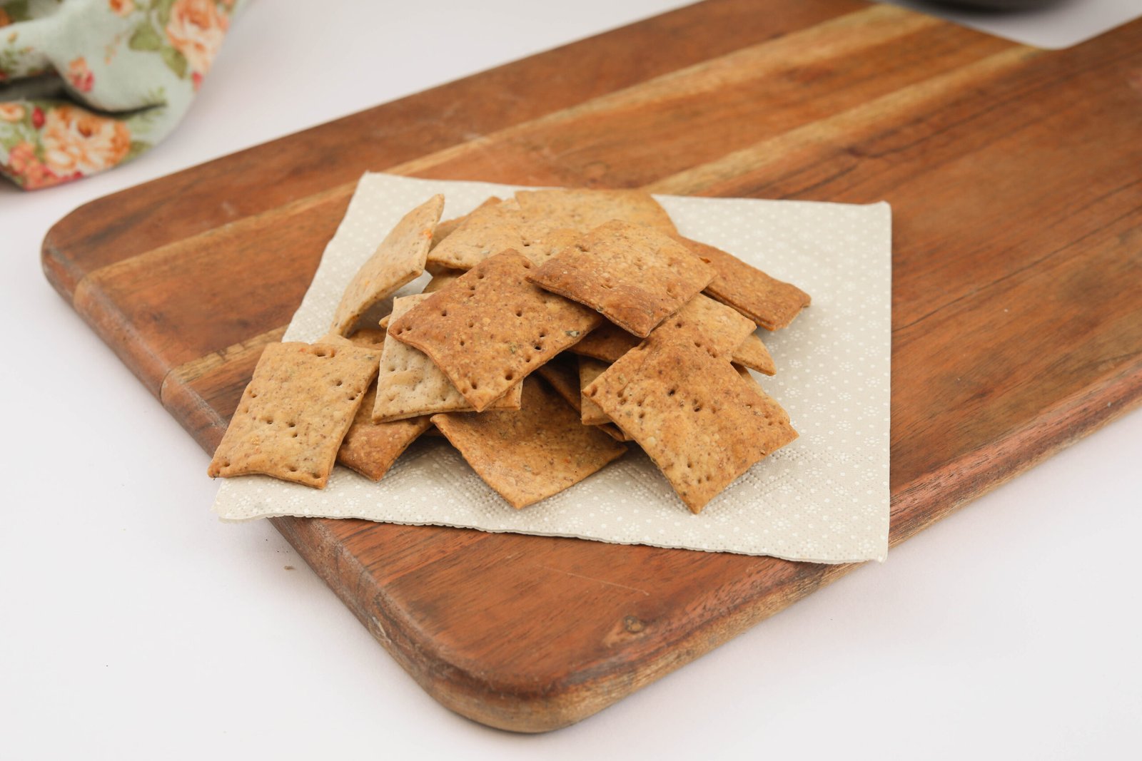 Ragi Sourdough Crackers